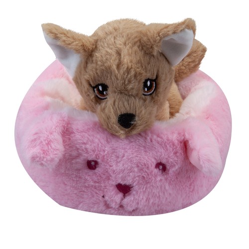 Chihuahua rosa bett stofftier - rosa,