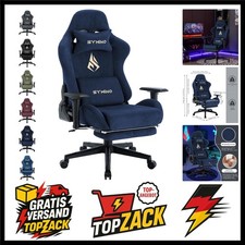 Gaming Stuhl, Atmungsaktiver Bürostuhl aus Hochwertigem Stoff, So Weich Wie P...