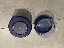 Schlemmerpage Mini Glasklar mit Deckel Indigo blau von Tupperware Set