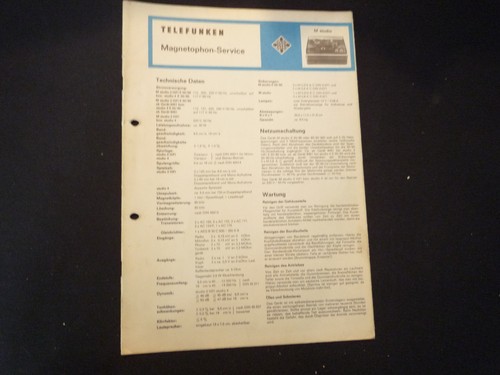 Original service manual - original,