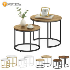 2x Couchtisch Rund Quadratisch