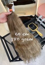 60cm 180gram Slawisch Naturhaar ~ Schnitthaar für Extensions Echthaar, Rohhaar