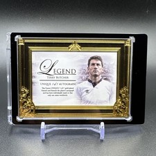 Futera Unique Gold Frame 1/1 One of One 1990 England Legend Terry Butcher Auto
