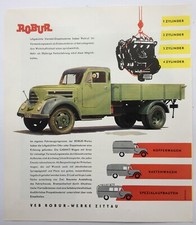 orig. Reklame Werbung Robur Garant VEB Robur-Werke Zittau1959