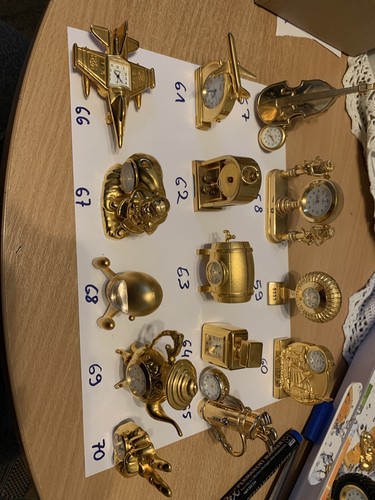 Miniatur sammeluhren - miniatur,