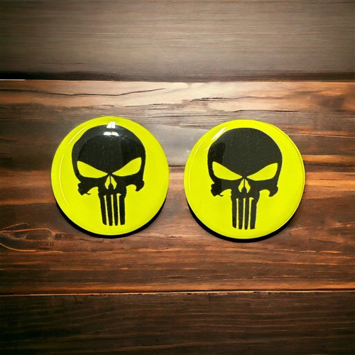 Punisher totenkopf gelb - 2x,