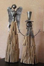 Engel (43 cm) oder Schneemann