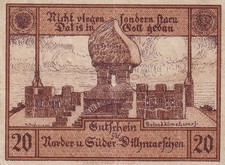 Notgeld - 20 Pfennig - Norder und Süder Dithmarschen 