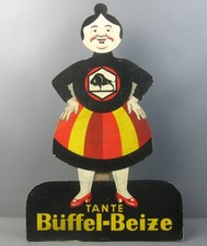alter Werbeaufsteller Tante