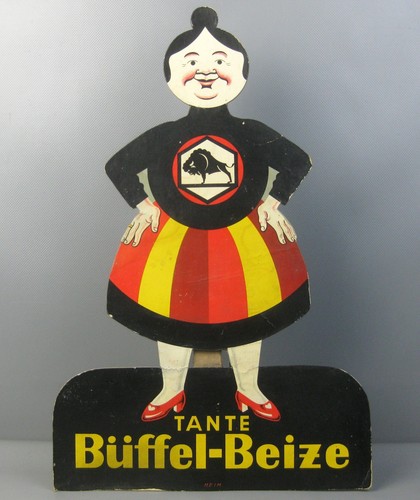 Alter werbeaufsteller tante - werbeaufsteller,