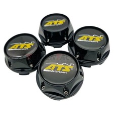 4x ATS DTC Nabendeckel Black Edition – Nabenkappen EC-30 Motorsport – Schwarz...
