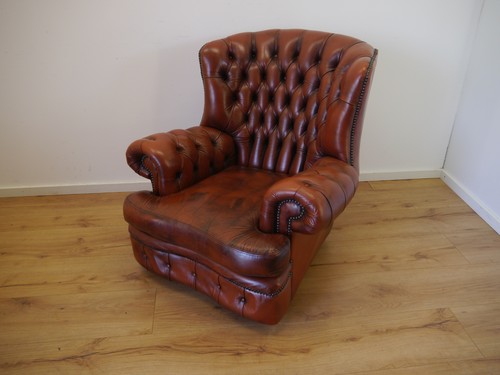 Chesterfield leder sessel - chesterfield,