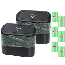 2x Kleiner Auto Mülleimer