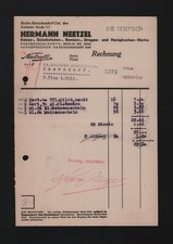 BERLIN, Rechnung 1933, Hermann Neetzel Kakao-Schokoladen-Honigkuchen-Werke