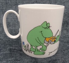 Janosch Tasse/Becher von Thomas Porzellan (Motiv: Frosch mit Geige)