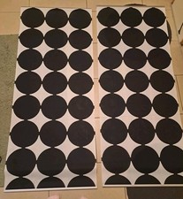 IKEA Schiebegardine Flächenvorhang 148 x 60 Cm Lang Weiß & Schwarzweiß 4 Stück