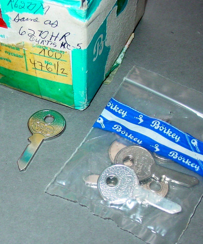 Vintage borkey 476 2 - 5, key