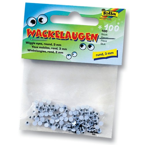 100er folia wackelaugen mit - wackelaugen,