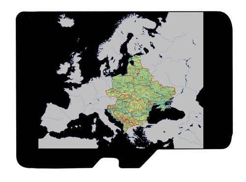 Osteuropa karte topo gb - topo, 4