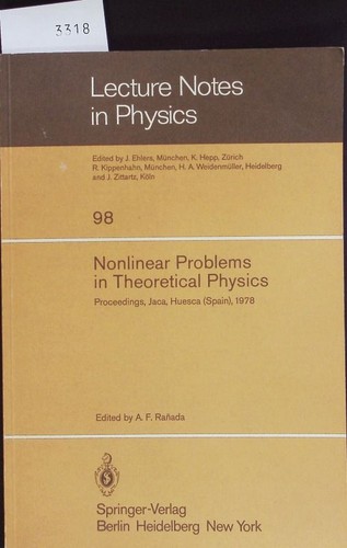 Nonlinear problems - , in