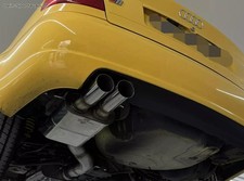 Fox Edelstahl Sportauspuff Ø90mm-System Audi S4 B5 Limousine/Avant 2x80mm