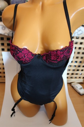 Sexy damen body schwarz mit - sexy,
