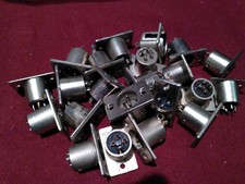 diverse XLR Einbaustecker 3-pol (male) 22 Stück teils gebraucht teils neu