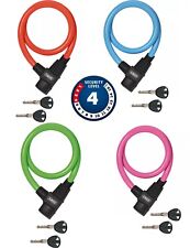 Abus Kabelschloss SC Lock 3210 Fahrradschloss 12,5mm Stark, 65cm Lang, Level 4