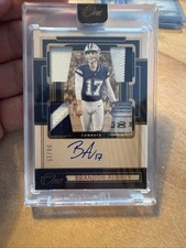 2025 Panini One Brandon Aubrey Cowboys Quad Patch/Laundry Tack On Card Auto /15