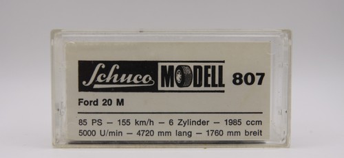 Schuco modellauto 807 ford - modellauto,