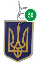 3 x Ukraine Car Fragrance Air
