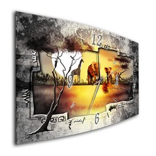 BM Wanduhr 50 cm x 25 cm