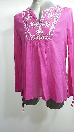 Weite bluse aus baumwolle - bluse,