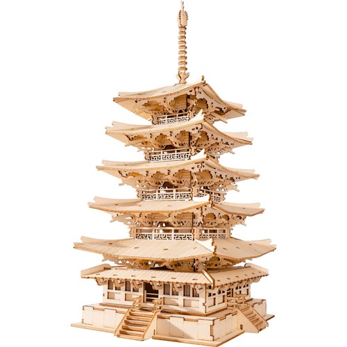 Puzzle holz pagode - puzzle,
