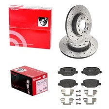 brembo SPORT BREMSSCHEIBEN 278mm + BELÄGE HINTEN passt für ALFA 159 BRERA SPIDER