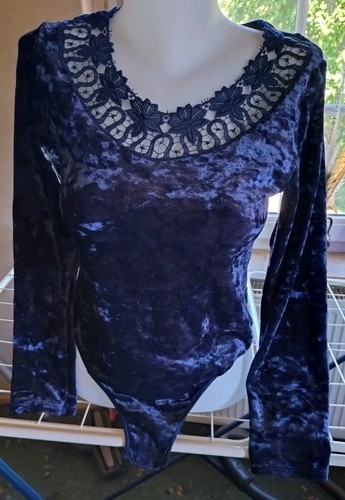 Samtbody body blau - samtbody,,