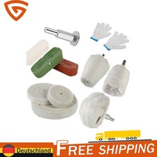 Felgen Polierset 11tlg Für bohrmaschine Werkzeug Polierscheibe Set Akkuschrauber