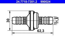 ATE Ventil, Unterdruckleitung