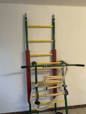 KletterDschungel Turnset, rot/gelb, 2,20-2,40 Höhe und ca.2,6 breit (Jimmy Gym)