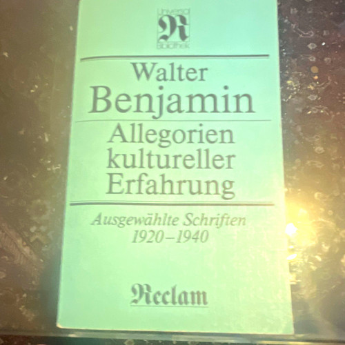 Reclam walter benjamin - reclam,
