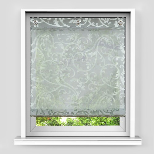 Voile raffrollo ausbrenner - voile,