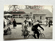 DDR Foto Rostock Straßenbahn Werbung Kaufhaus Hansa Haltestelle ZOO