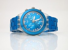 FULL BLOODED CYAN - Swatch Diaphane Chrono - SVCK4053AG - NEU