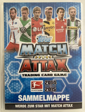 2014-2015 Topps Match Attax Sammelmappe mit 421 Karten