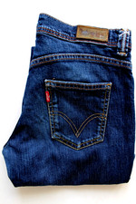 Levi's 529 Bootcut Jeans Damen W28 L30 Dunkelblau Stretch LEVJ138