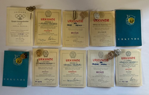Sammlung urkunden abzeichen - sammlung,