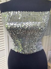 Pailletten besetztes Bandeau