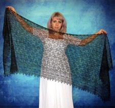 Gestrickter Ziegenflaum Schal