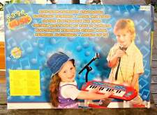 Simba - Elektronic-Keyboard mit Mikrofon - Standmodell mit Hocker
