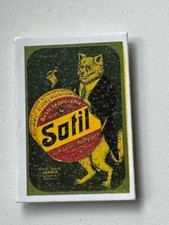 Kühlschrank Magnet Werbung Reklame Motiv: Sotil München Ledercreme